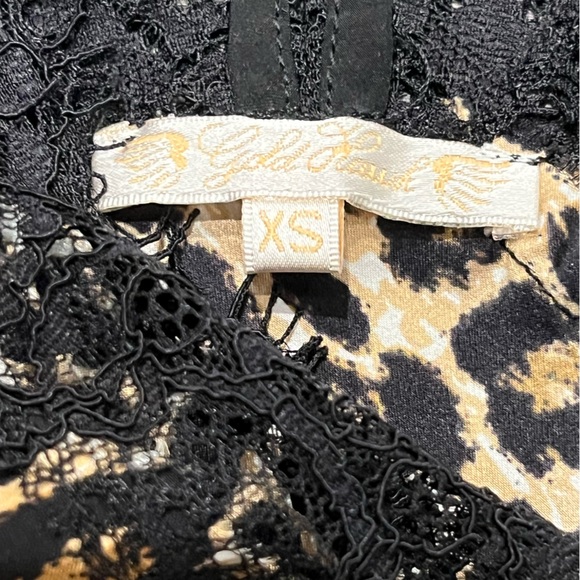 Gold Hawk leopard/ lace tank - XS - Picture 4 of 5
